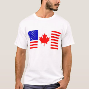 Vlag VS/Canada T-shirt