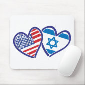 Vlag VS en Israël Muismat (Met muis)