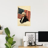 Vlag VS-George Washington Poster (Thuiskantoor)