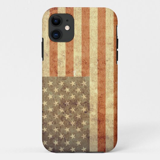 Vlag VS - Grunge Case-Mate iPhone Case (Achterkant)