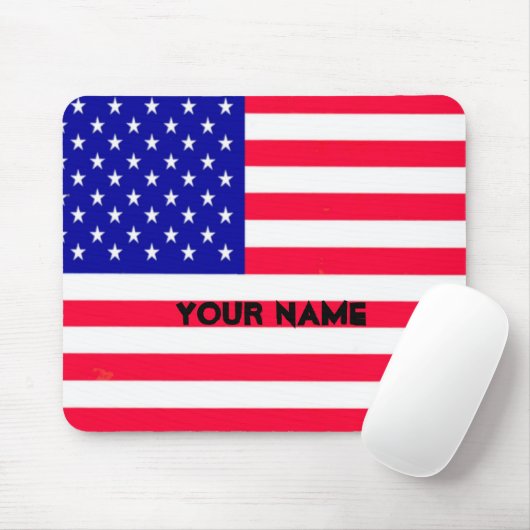 Vlag VS op 4 juli Muismat (Met muis)