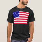 Vlag VS op 4 juli T-shirt (Voorkant)