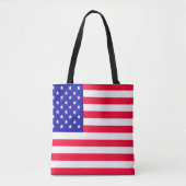 Vlag VS op 4 juli Tote Bag (Voorkant)