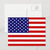 Vlag VS pcnt Briefkaart (Voorkant / Achterkant)