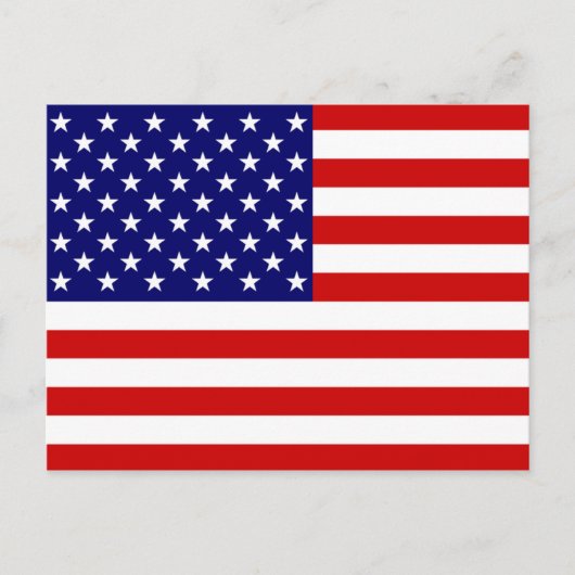 Vlag VS pcnt Briefkaart (Voorkant)