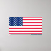 Vlag VS - Verenigde Staten - Patriottisch Canvas Afdruk (Voorkant)