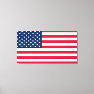 Vlag VS - Verenigde Staten - Patriottisch Canvas Afdruk