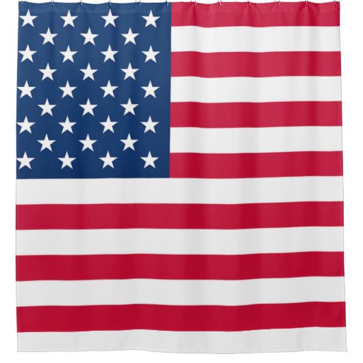 Vlag VS - Verenigde Staten - Patriottisch Douchegordijn (Voorkant)