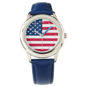 Vlag VS - Verenigde Staten - Patriottisch Horloge