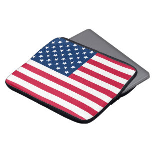 Vlag VS - Verenigde Staten - Patriottisch Laptop Sleeve