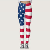 Vlag VS - Verenigde Staten - Patriottisch Leggings (Voorkant)