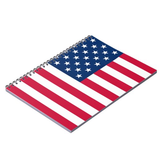 Vlag VS - Verenigde Staten - Patriottisch Notitieboek (Linkerzijde)