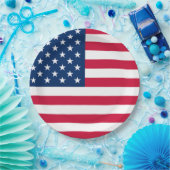 Vlag VS - Verenigde Staten - Patriottisch Papieren Bordje (Feest)