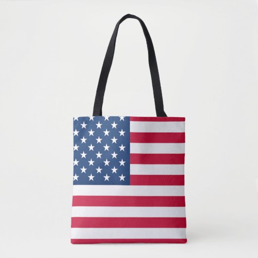 Vlag VS - Verenigde Staten - Patriottisch Tote Bag (Voorkant)