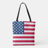 Vlag VS - Verenigde Staten - Patriottisch Tote Bag (Achterkant)
