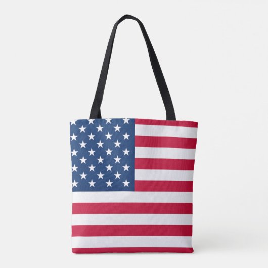 Vlag VS - Verenigde Staten - Patriottisch Tote Bag (Achterkant)