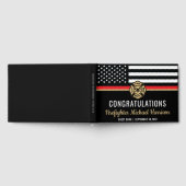 Vlag Vuurman Afstuderen van brandweeracademie Gastenboek (Volledig)