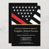 Vlag Vuurman Afstuderen van brandweeracademie Kaart (Voorkant / Achterkant)