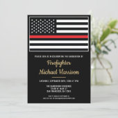 Vlag Vuurman Afstuderen van brandweeracademie Kaart (Staand voorkant)