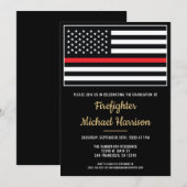 Vlag Vuurman Afstuderen van brandweeracademie Kaart (Voorkant / Achterkant)