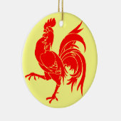 Vlag Waalse (België) - Drapea Walon Keramisch Ornament (Rechts)