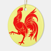 Vlag Waalse (België) - Drapea Walon Keramisch Ornament (Links)