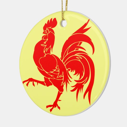 Vlag Waalse (België) - Drapea Walon Keramisch Ornament (Links)