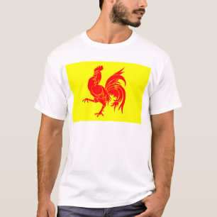 Vlag Waalse (België) - Drapea Walon T-shirt