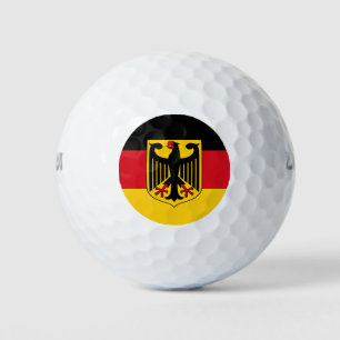 Vlag/wapen van Duitsland Golfballen