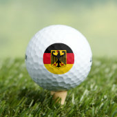 Vlag/wapen van Duitsland Golfballen (Insitu Shirt)