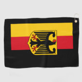 Vlag/wapen van Duitsland Golfhanddoek (Horizontaal)