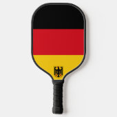 Vlag/wapen van Duitsland Pickleball Paddle (Achterkant)
