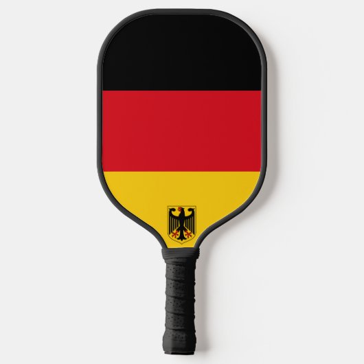 Vlag/wapen van Duitsland Pickleball Paddle (Achterkant)