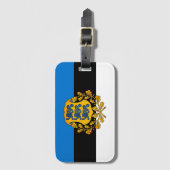 Vlag/wapen van Estland Bagagelabel (Voorkant (verticaal))