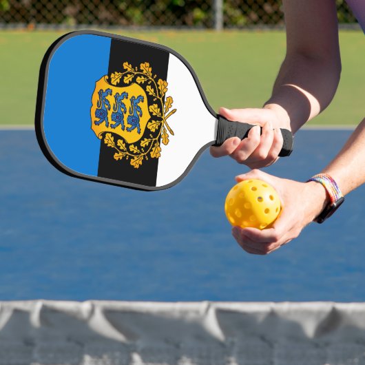 Vlag/wapen van Estland Pickleball Paddle (Insitu)