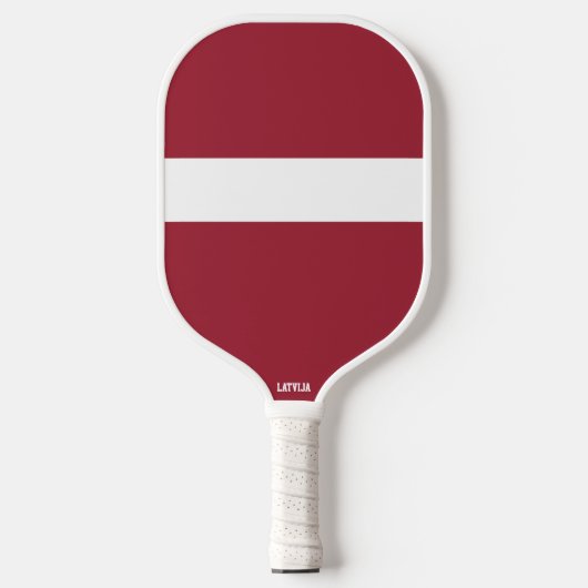 Vlag/wapen van Letland Pickleball Paddle (Voorkant)