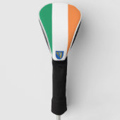Vlag/wapenschild van Éire Golfheadcover (Voorkant)