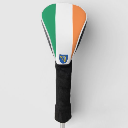 Vlag/wapenschild van Éire Golfheadcover (Voorkant)