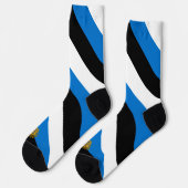 Vlag/ wapenschild van Estland Sokken (Links)