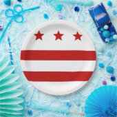 vlag Washington D.C. Papieren Bordje (Feest)