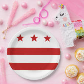 vlag Washington D.C. Papieren Bordje (Feest)