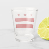 vlag Washington D.C. Shot Glas (Achterkant)