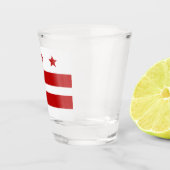 vlag Washington D.C. Shot Glas (Rechts)