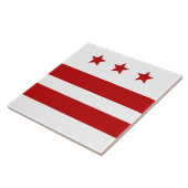 vlag Washington D.C. Tegeltje (Zijkant)