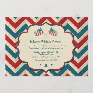 Vlag Waving Colors Uitnodiging