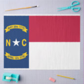 Vlag-weefselpapier van de deelstaat North Carolina Tissuepapier (Craft)