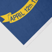 Vlag-weefselpapier van de deelstaat North Carolina Tissuepapier (Detail)