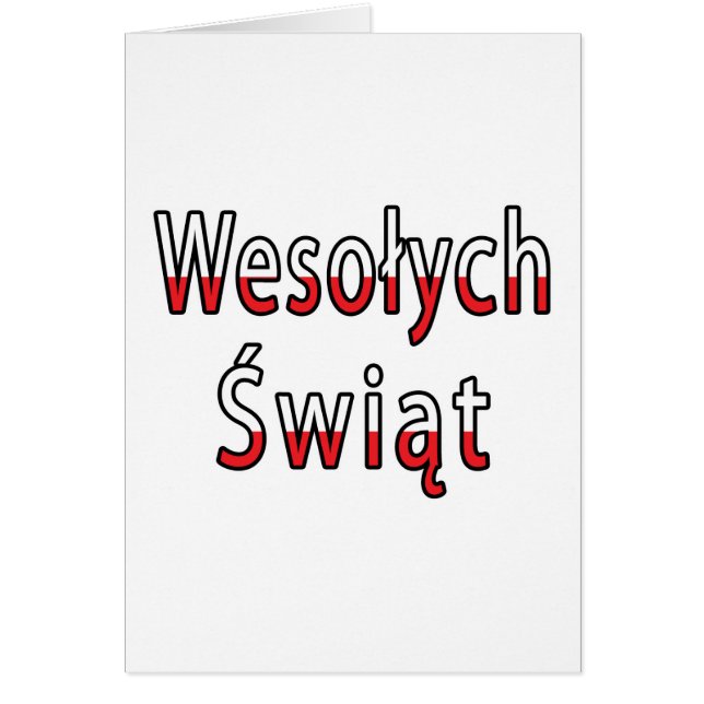 Vlag Wesolych Swiat (Voorkant)