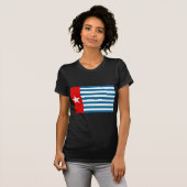 Vlag West-Papoea / Ochtendster T-shirt (Voorkant volledig)