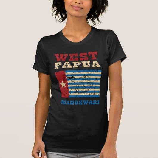 Vlag West-Papua T-shirt (Voorkant)